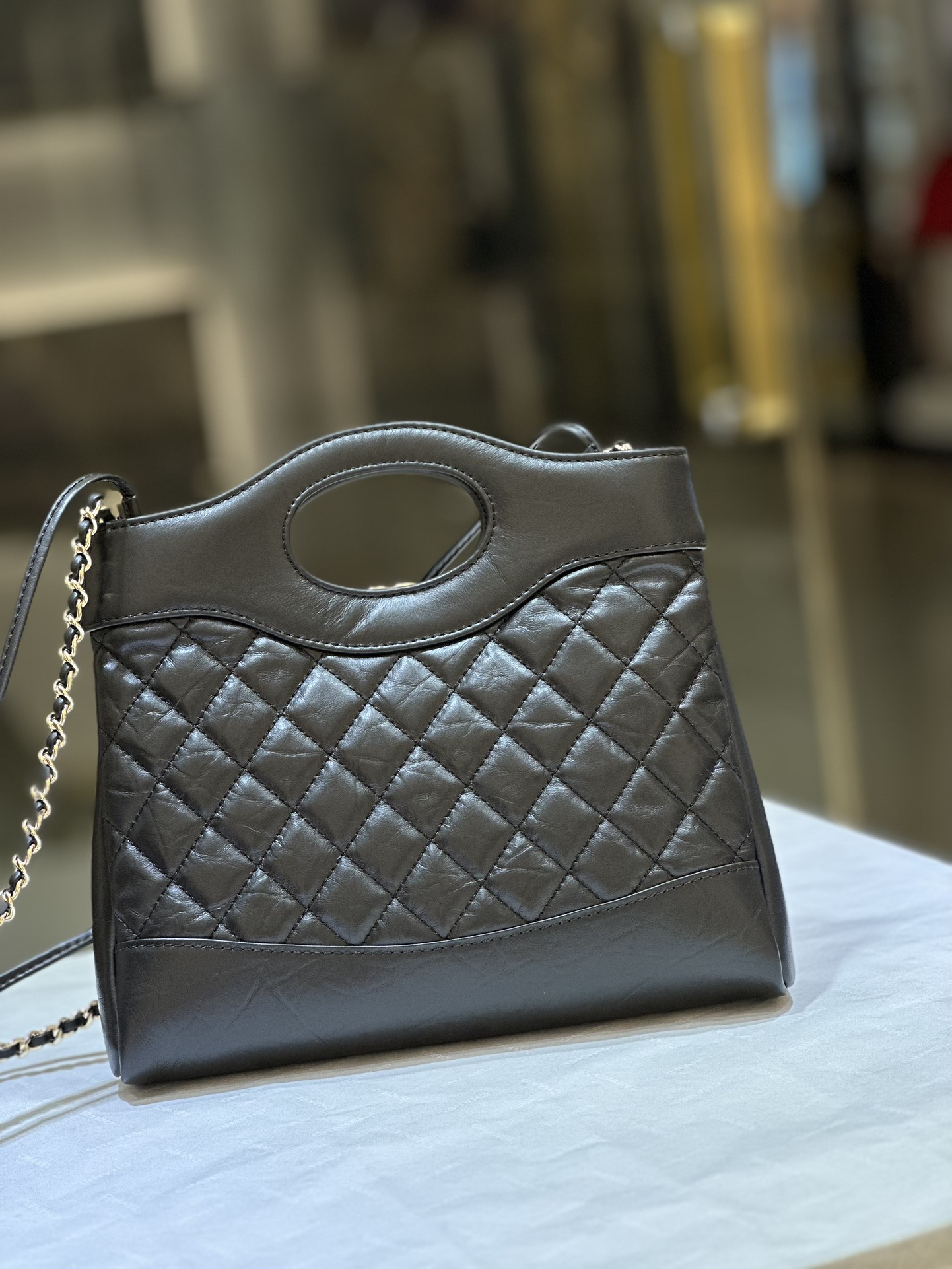 Bagsaaa Ch**el 31 Shopping Black - 22*23*5.5cm