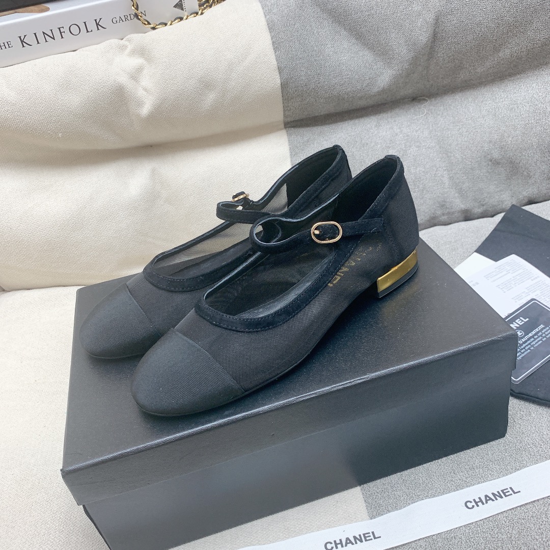 Bagsaaa Ch**el Mary Jane Black 2.5 cm