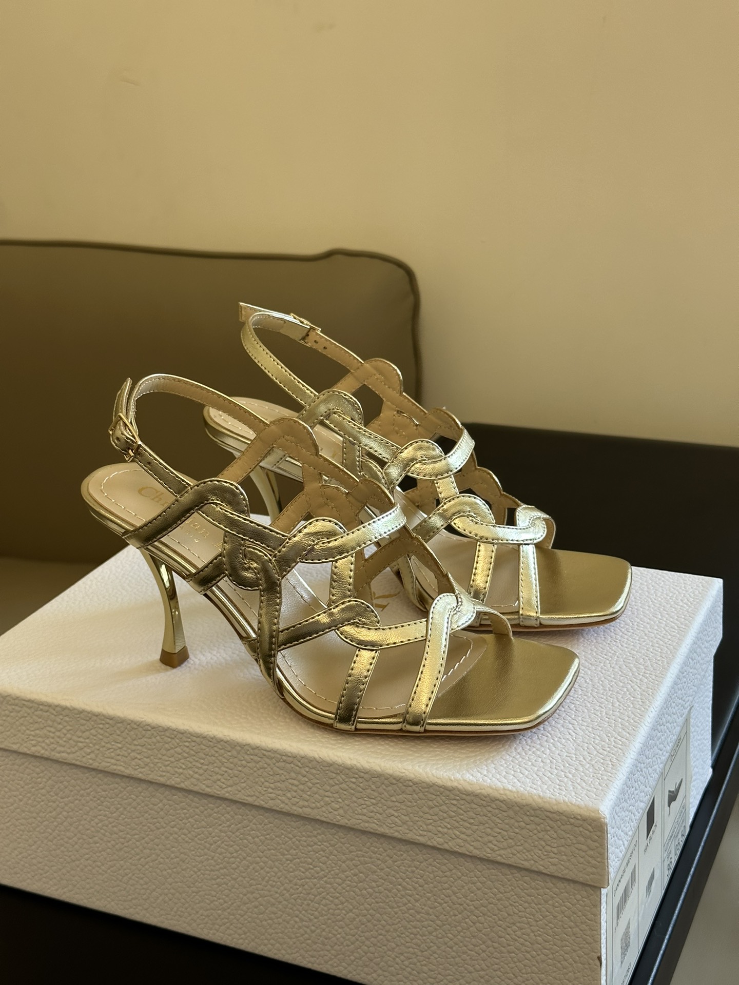 Bagsaaa D10r Silver Heels