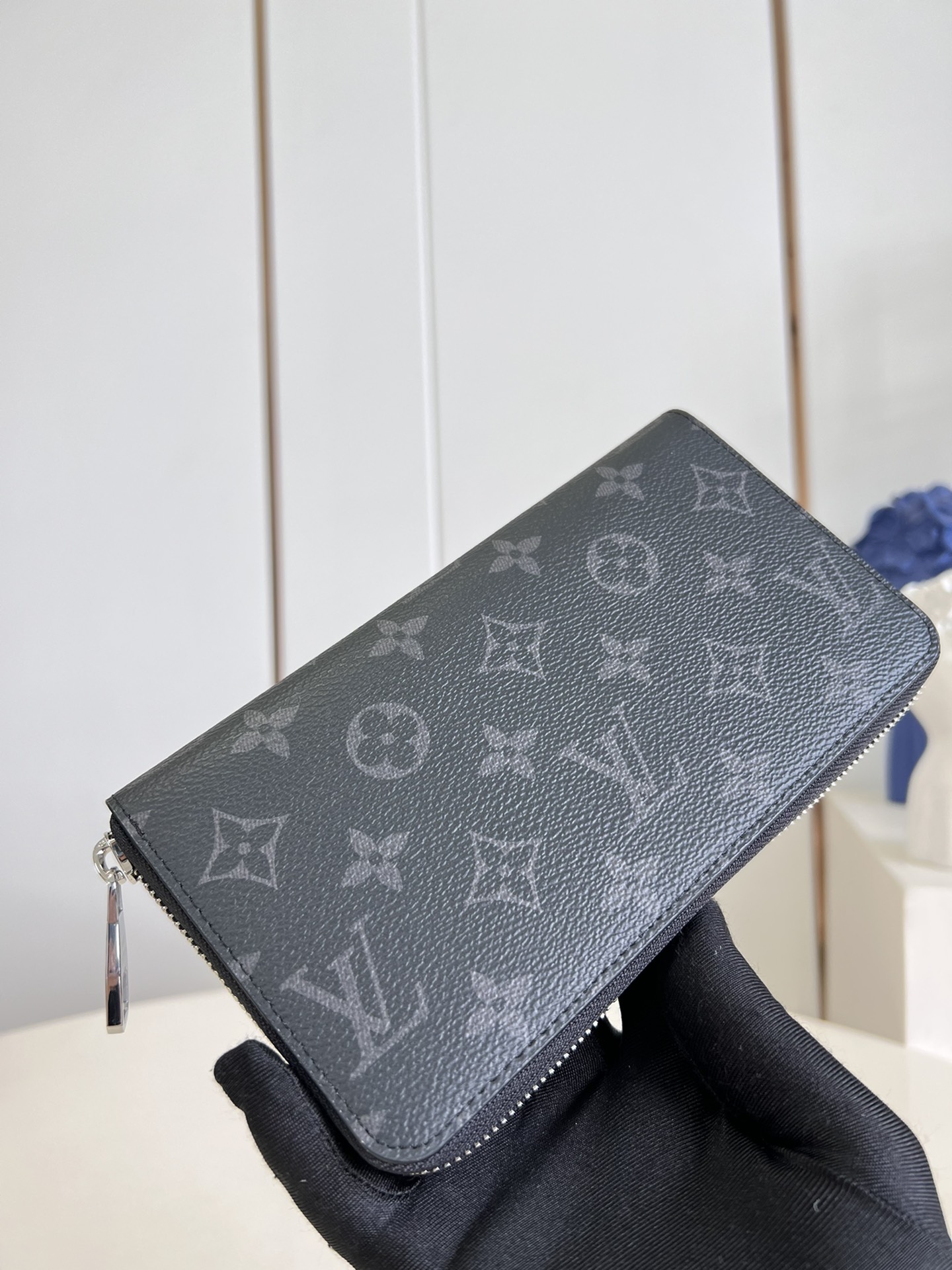 Bagsaaa L0vis Vvtt0n Monogram Black Zippy Wallet - 19cm