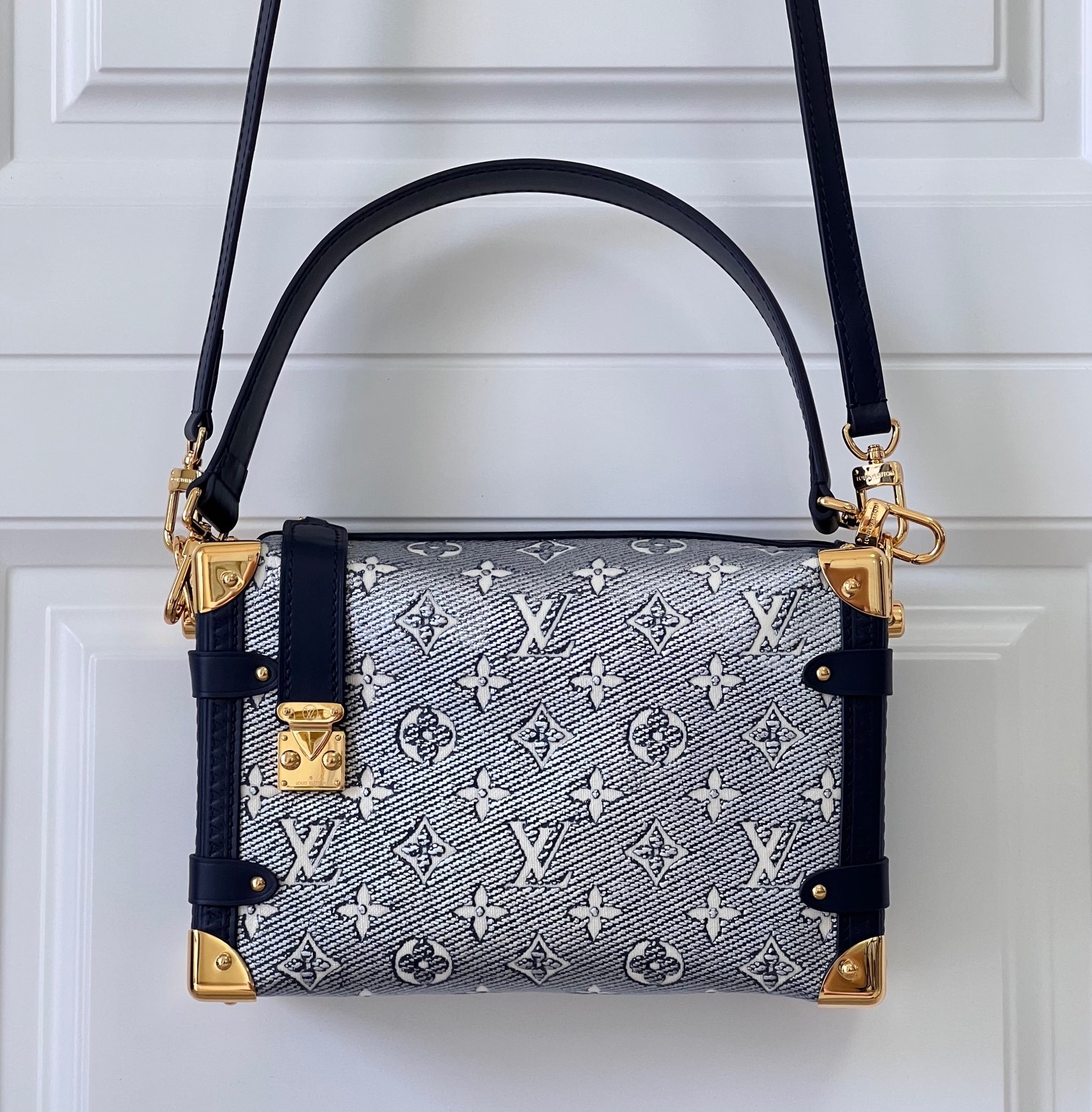 Bagsaaa L0vis Vvtt0n Side Trunk H27 Blue - 21 x 14 x 6 cm