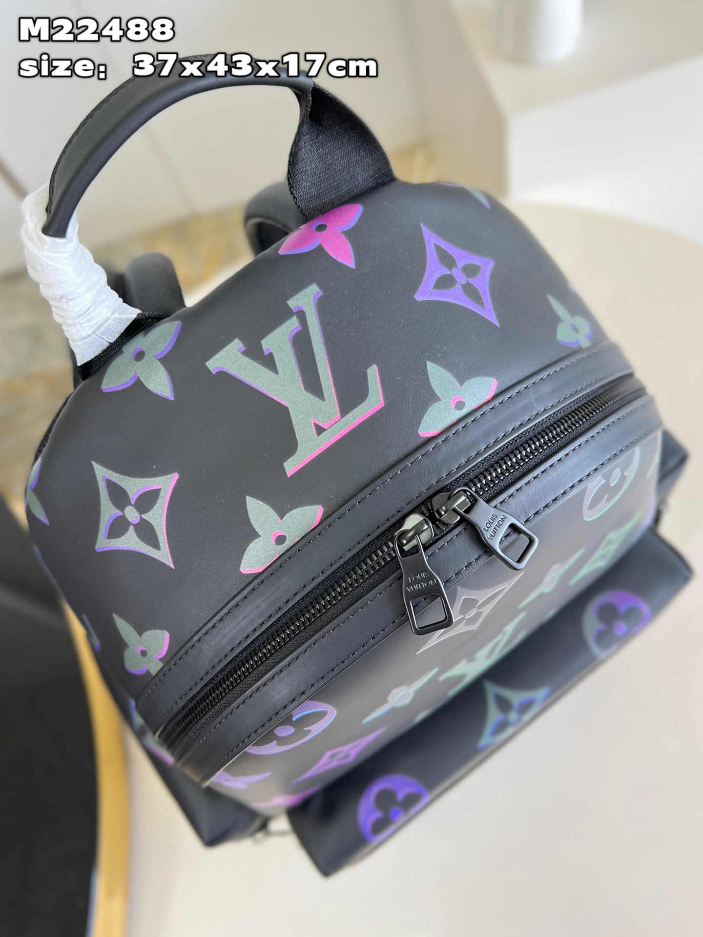 Bagsaaa L0vis Vvtt0n Comet Backpack Black Borealis - 37 x 43 x 17 cm