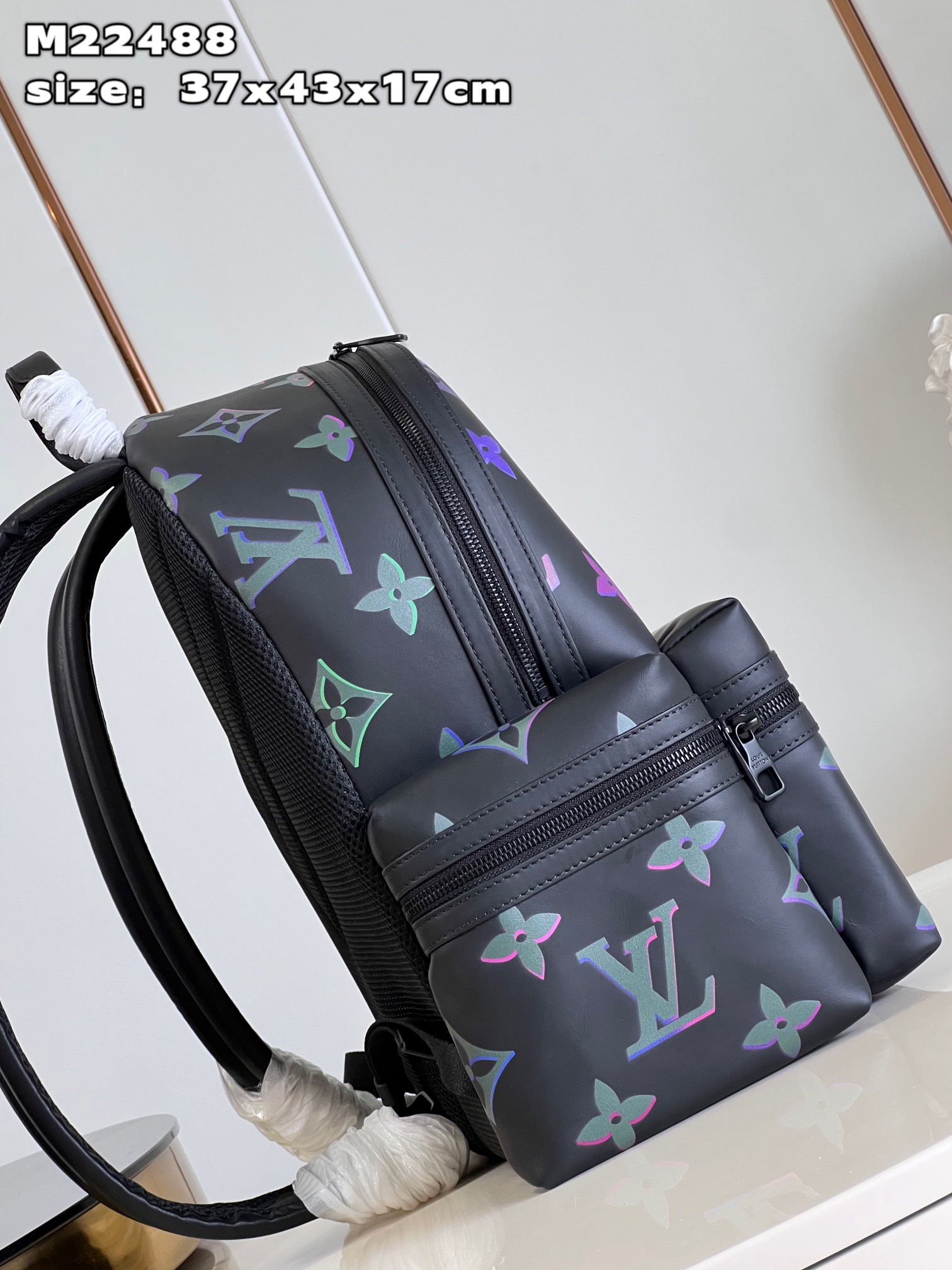 Bagsaaa L0vis Vvtt0n Comet Backpack Black Borealis - 37 x 43 x 17 cm