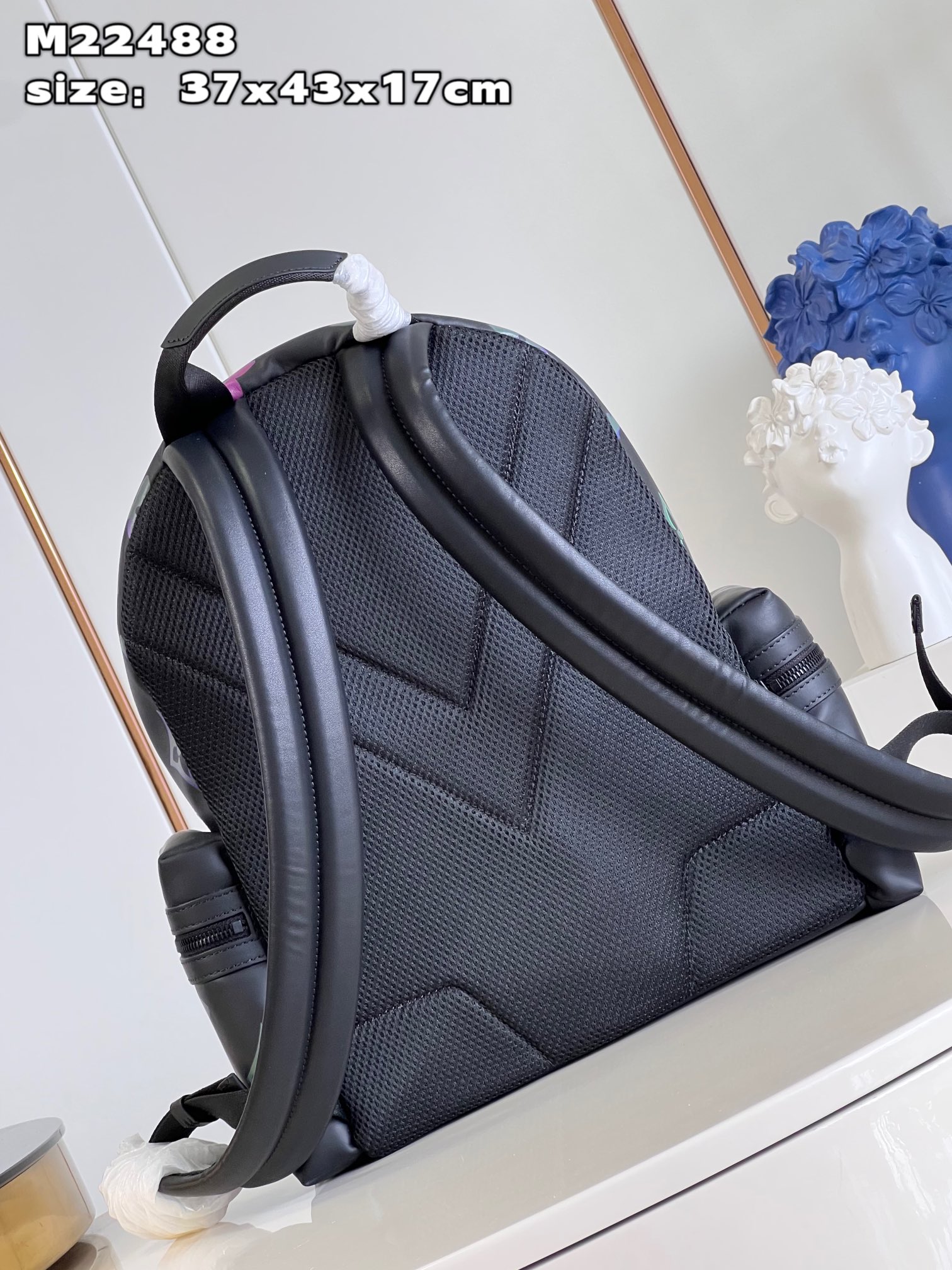 Bagsaaa L0vis Vvtt0n Comet Backpack Black Borealis - 37 x 43 x 17 cm