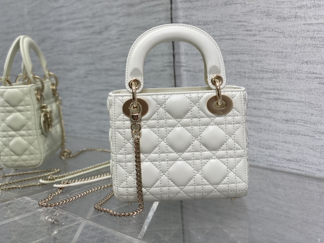 D10r Lady Bag 17cm Gold