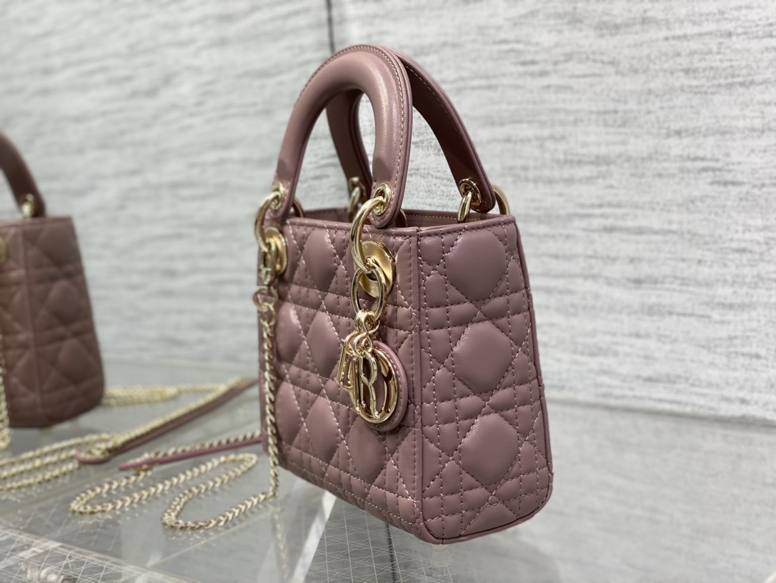 Bagsaaa D10r Lady Mini Dark Pink Bag 17cm