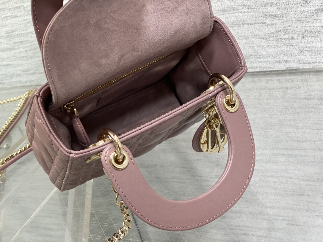 Bagsaaa D10r Lady Mini Dark Pink Bag 17cm