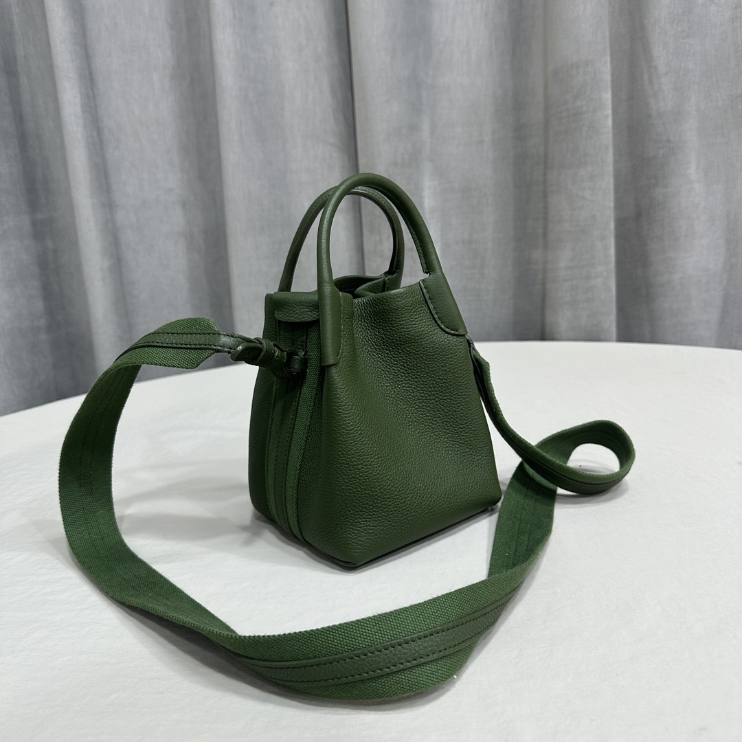 Bagsaaa L0r0 P1ana Bale Green Bucket Bag - 14*14*18cm