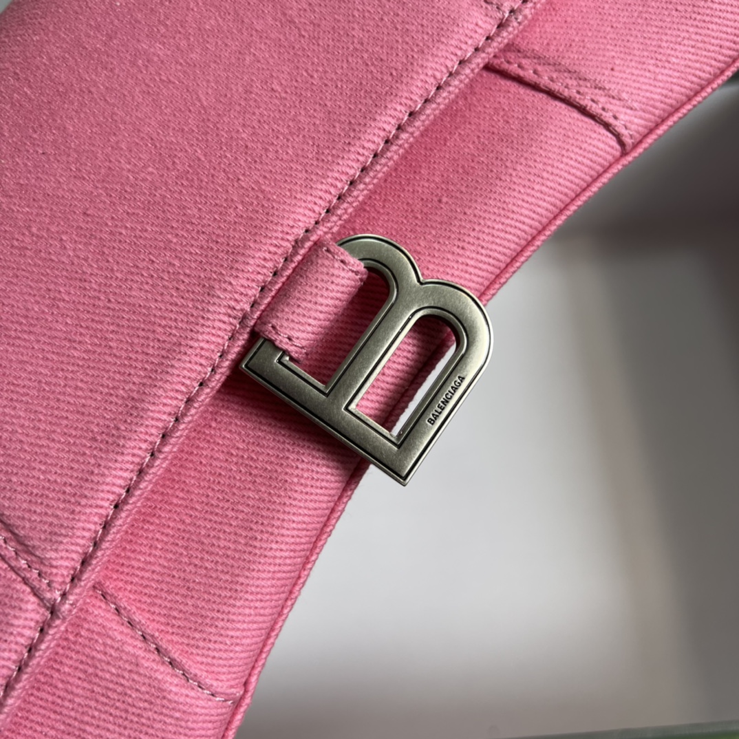 Bagsaaa Ba1en*iaga Hourglass Small Pink - 22.5*14.5*10cm