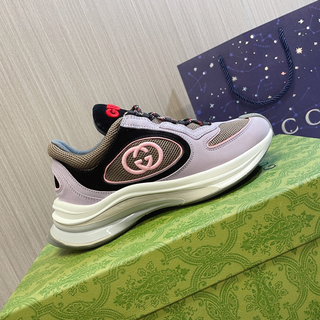 Bagsaaa Gvc*1 Run Trainer Sneaker Lilac Sude