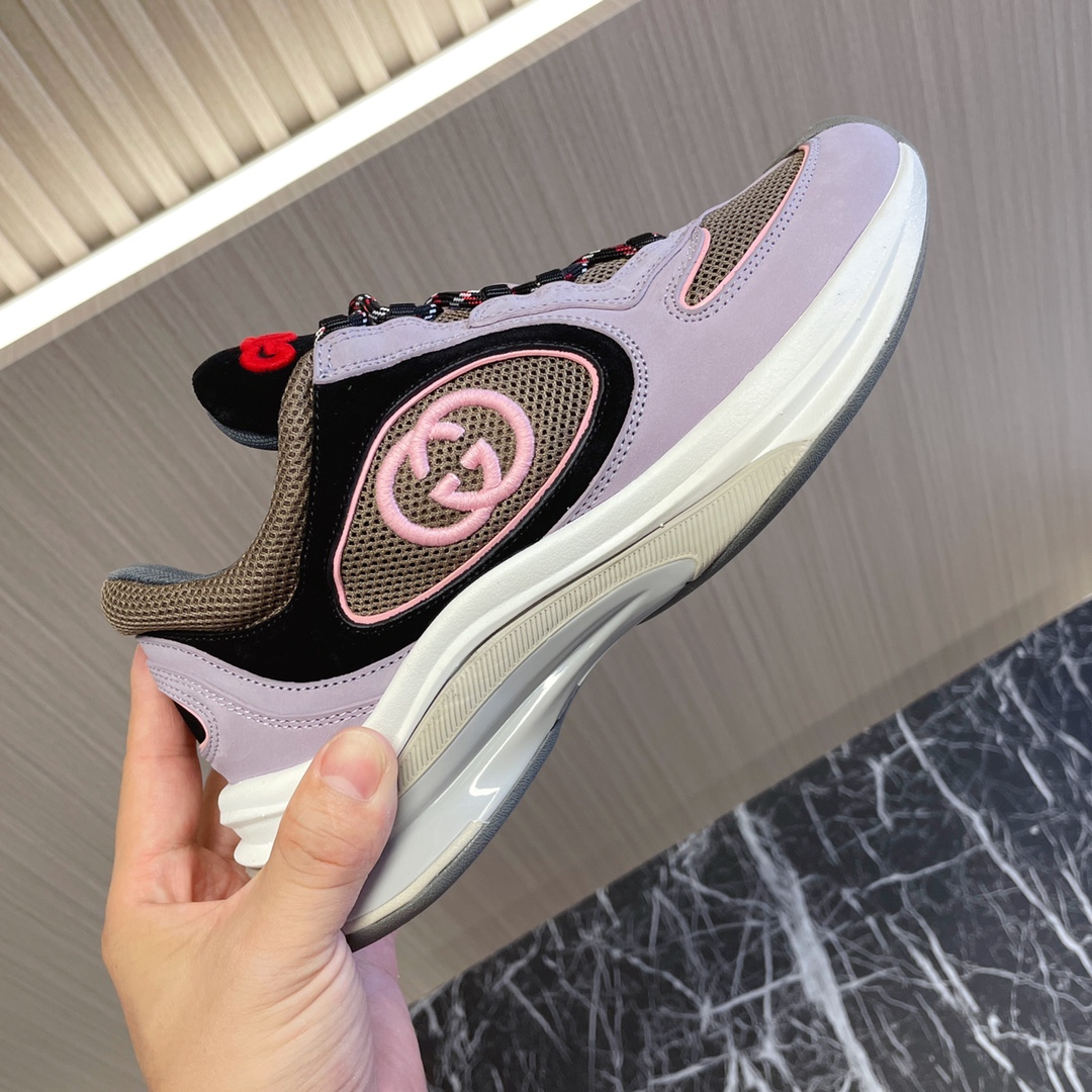 Bagsaaa Gvc*1 Run Trainer Sneaker Lilac Sude