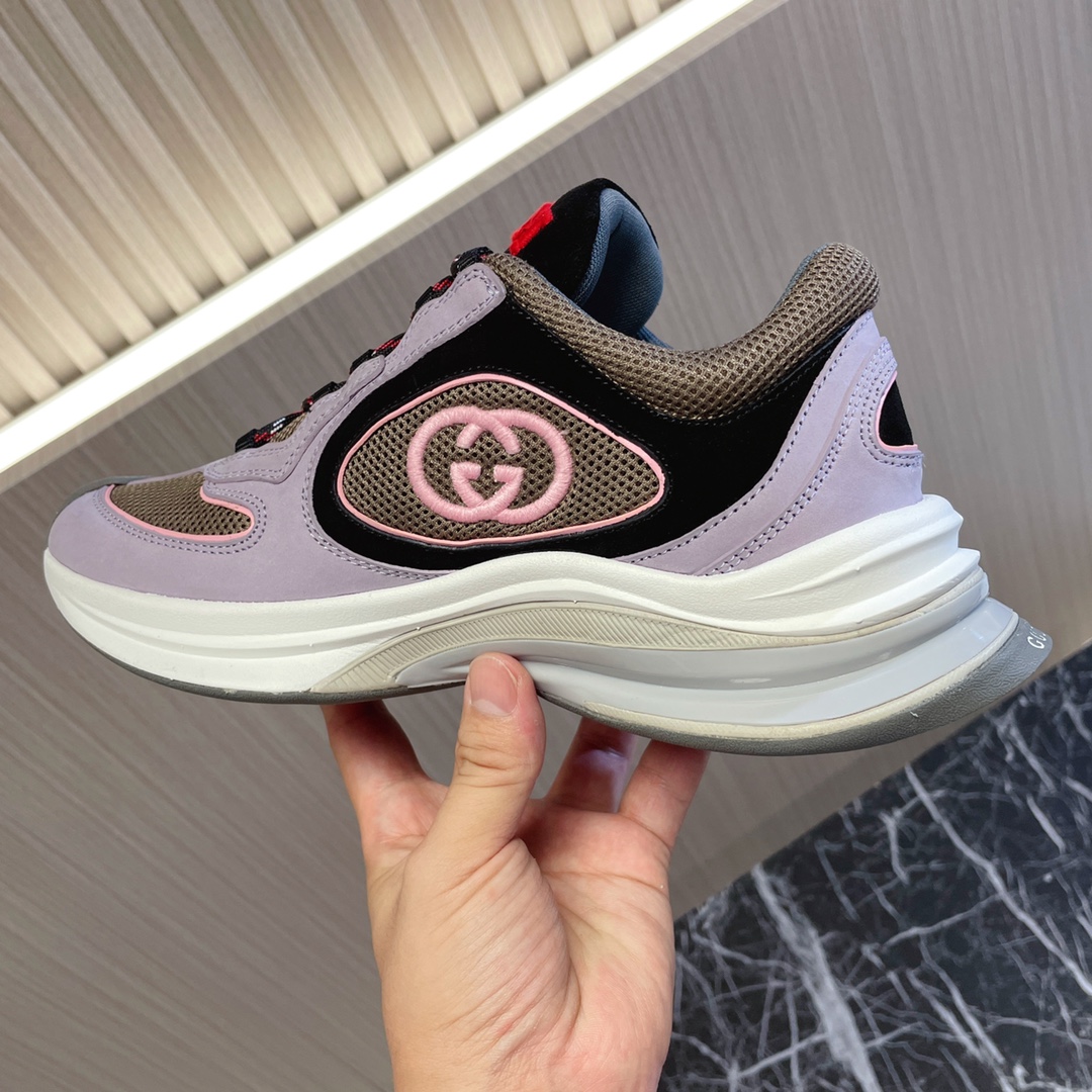 Bagsaaa Gvc*1 Run Trainer Sneaker Lilac Sude