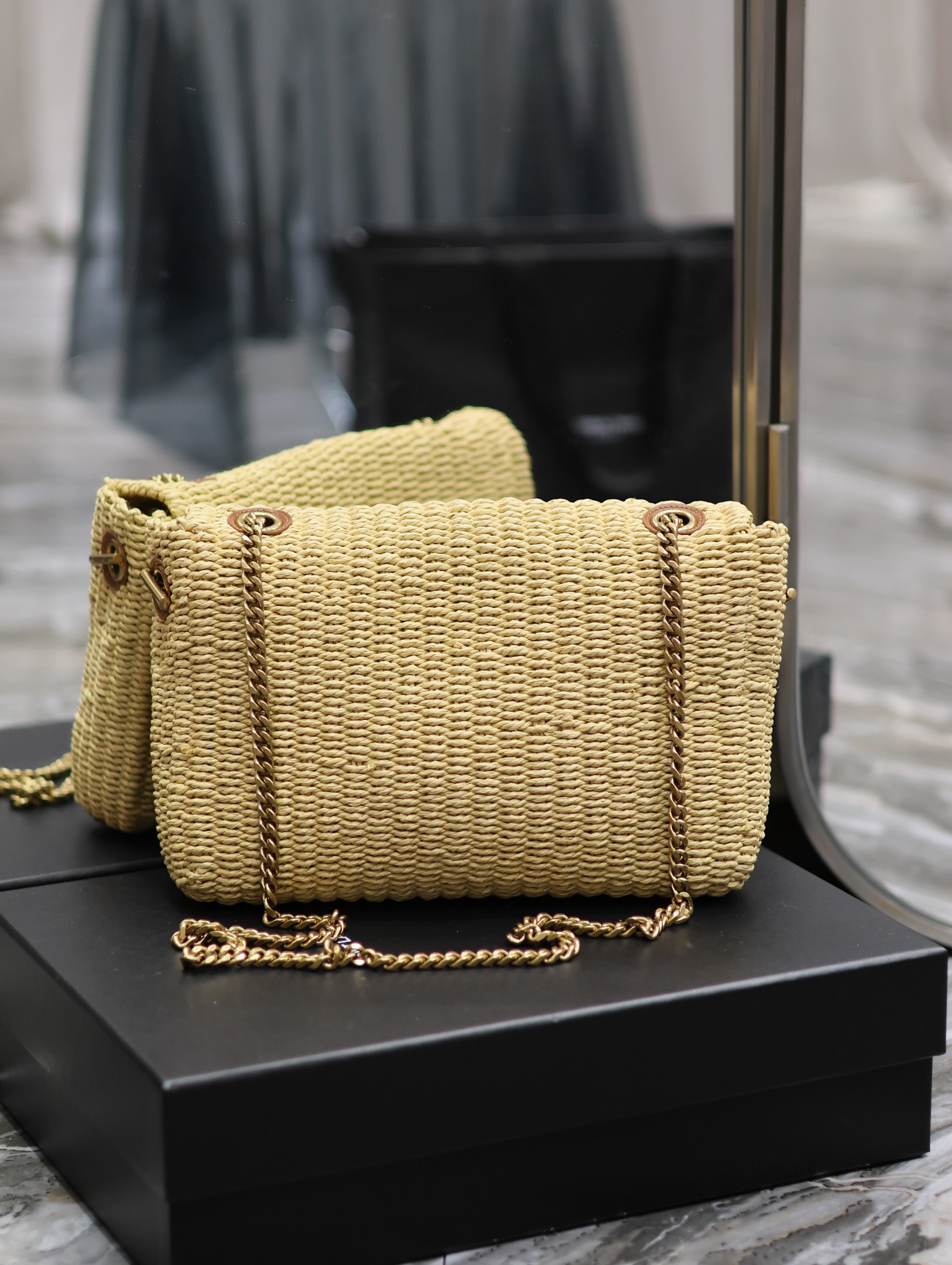 Bagsaaa Y51 Kate In Raffia - 28.5×20×6cm