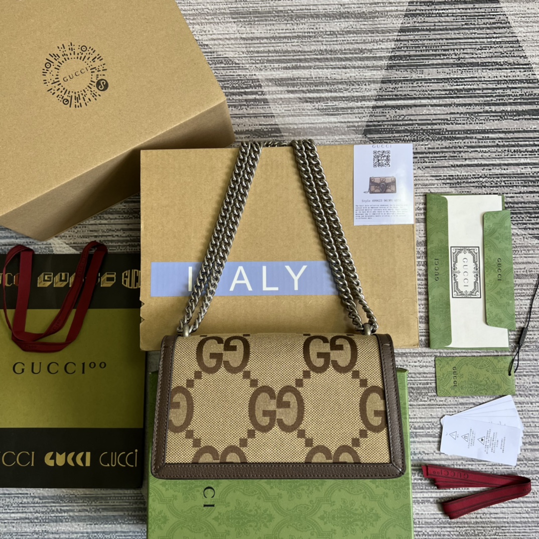 Bagsaaa Gvc*1 Dionysus Jumbo GG - 25*13.5*7cm