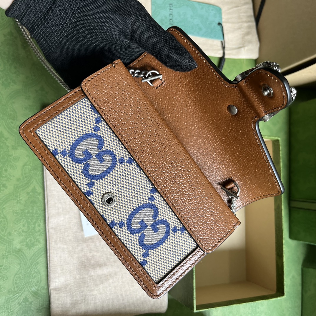 Bagsaaa Gvc*1 Dionysus Jumbo GG Mini Bag - 16.5x 10x 4cm
