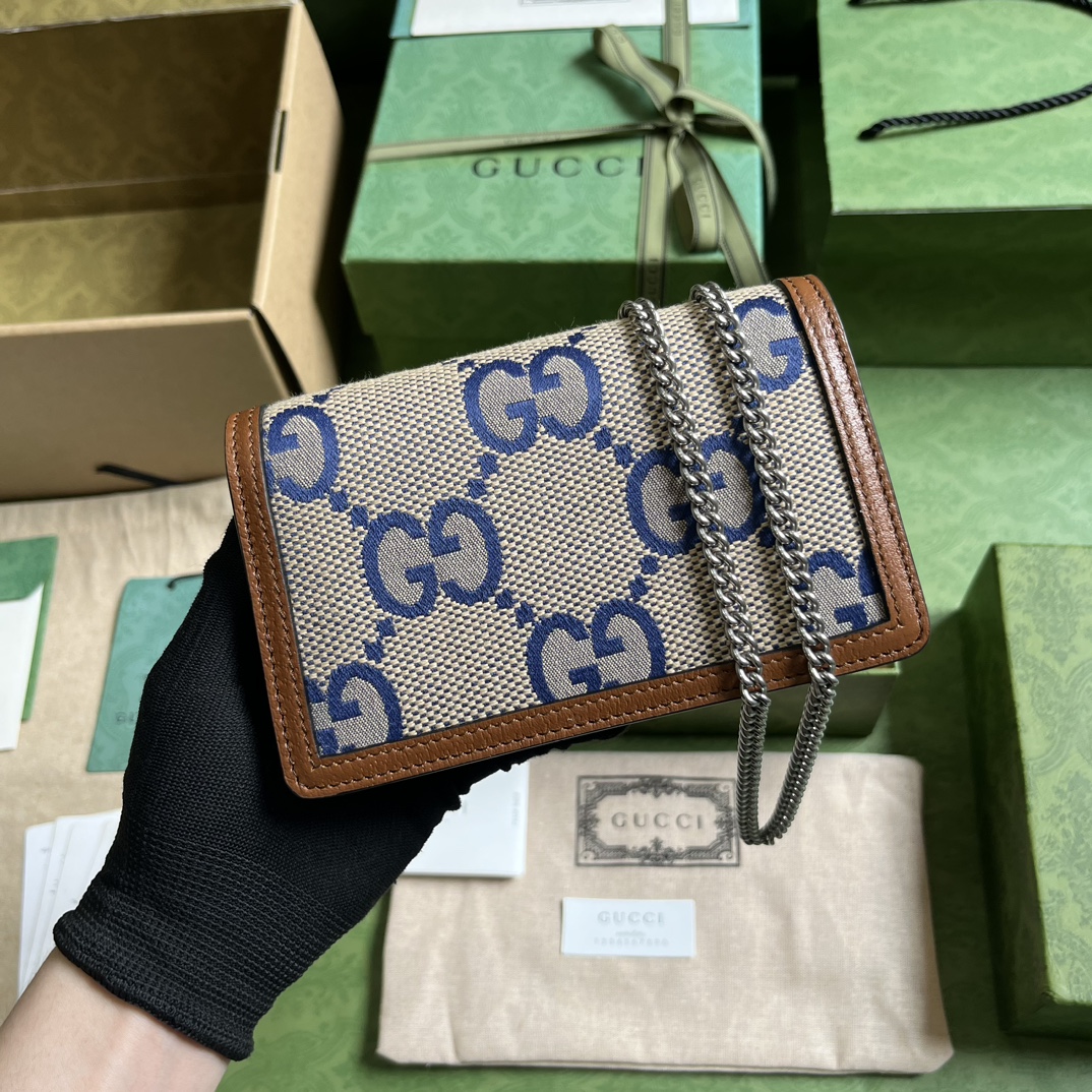 Bagsaaa Gvc*1 Dionysus Jumbo GG Mini Bag - 16.5x 10x 4cm