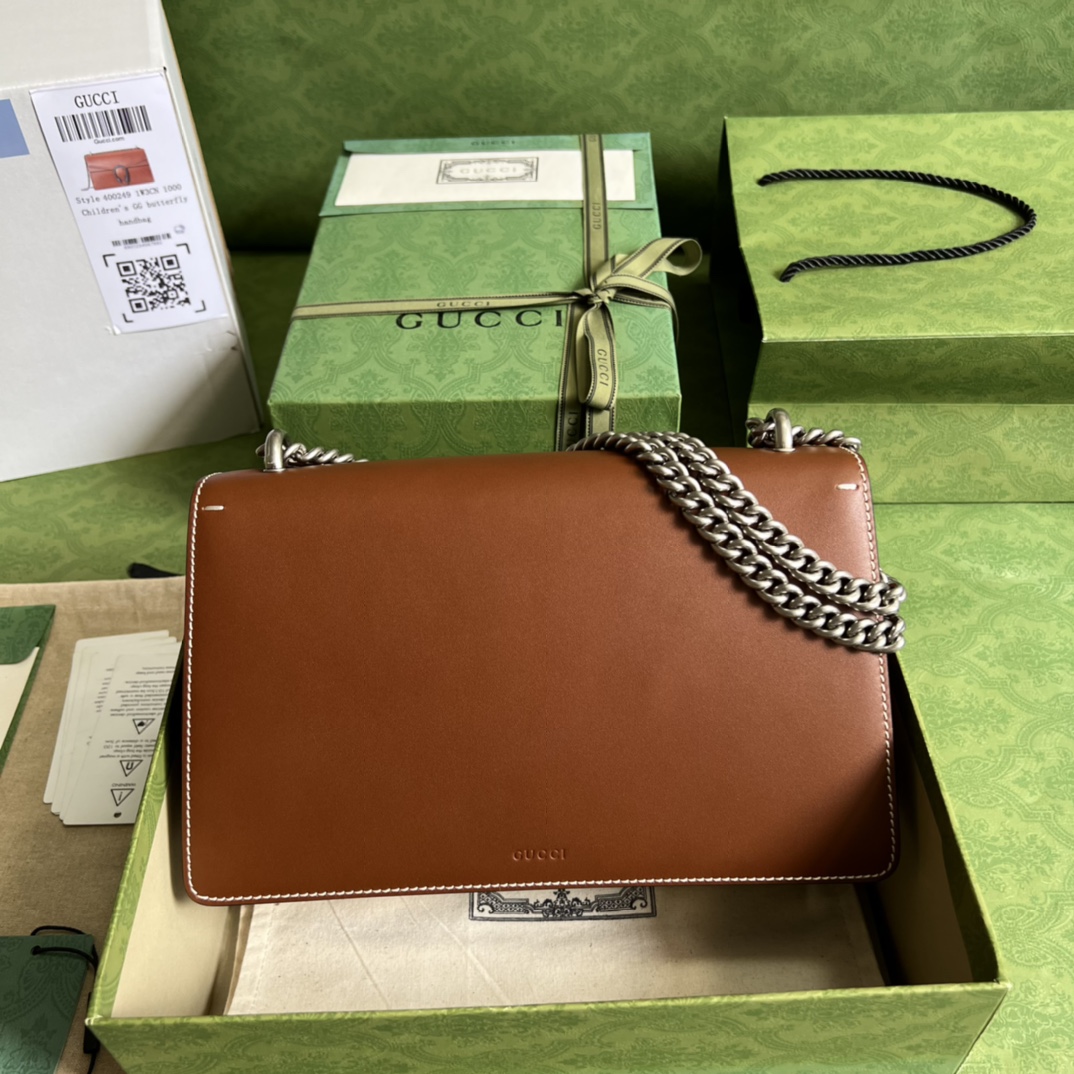 Bagsaaa Gvc*1 Dionysus Brown Shoulder Bag - 28*18*9cm