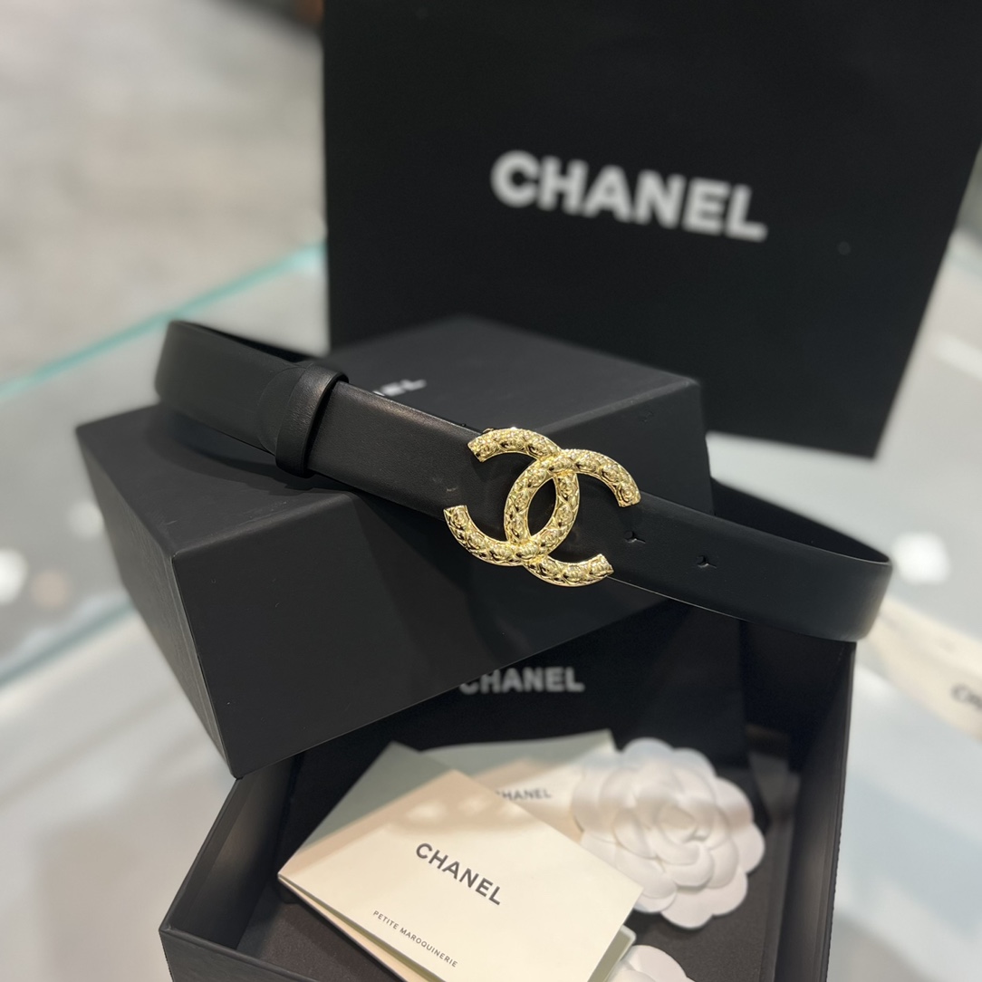 Bagsaaa Ch**el Gold CC Belt 