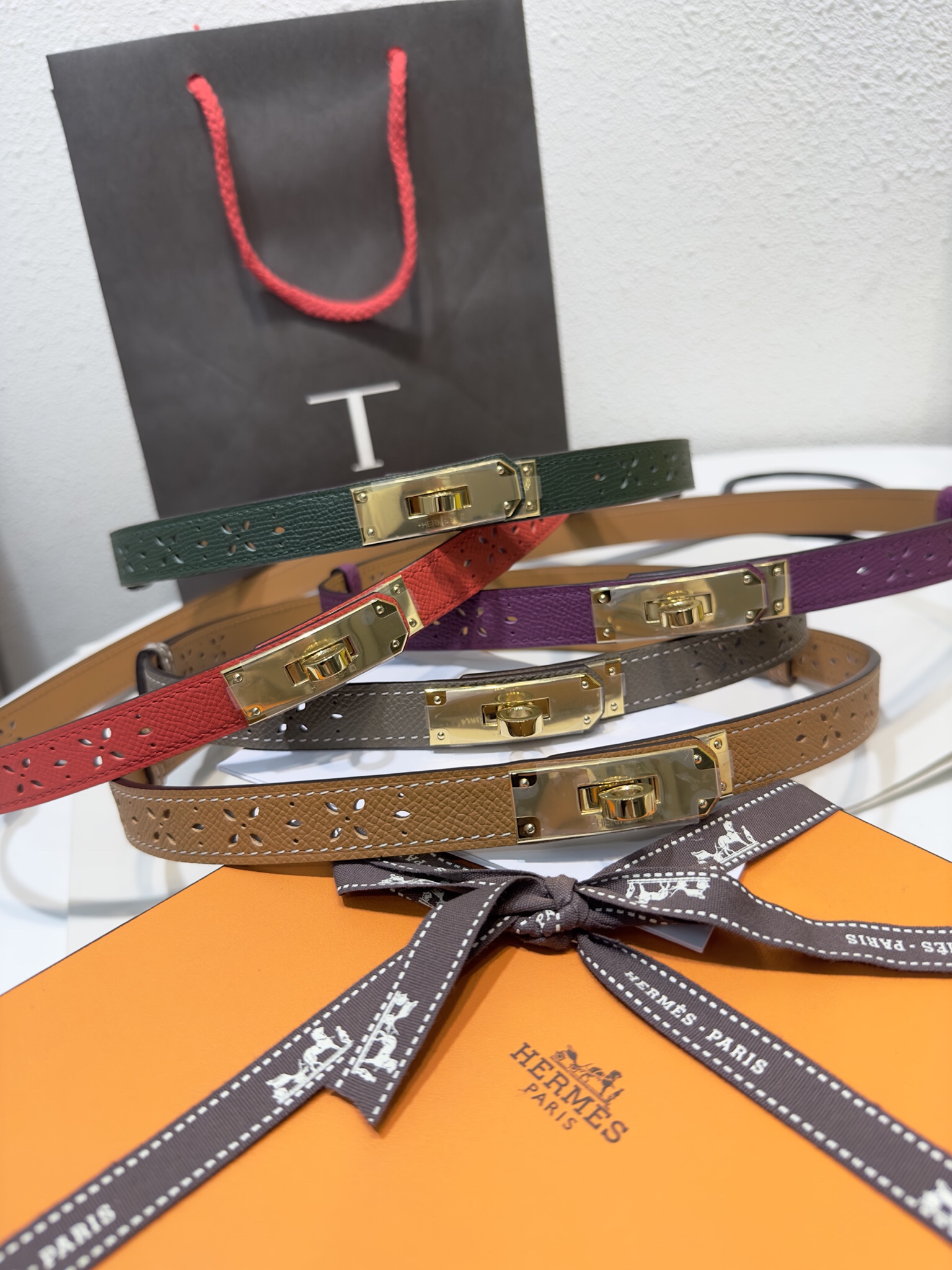 Bagsaaa H**me5 Kelly Belt 1.8cm