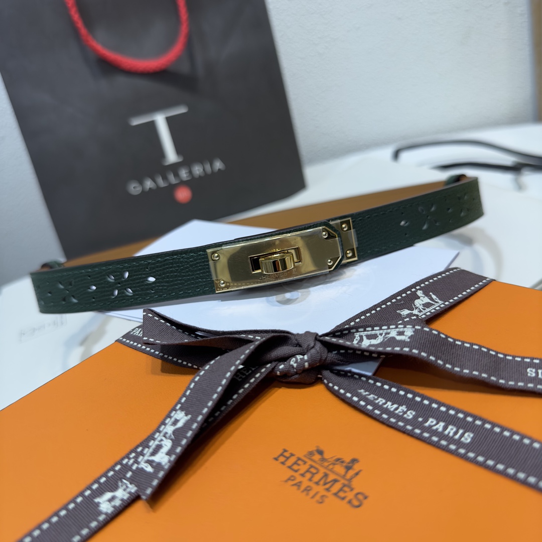 Bagsaaa H**me5 Kelly Belt 1.8cm