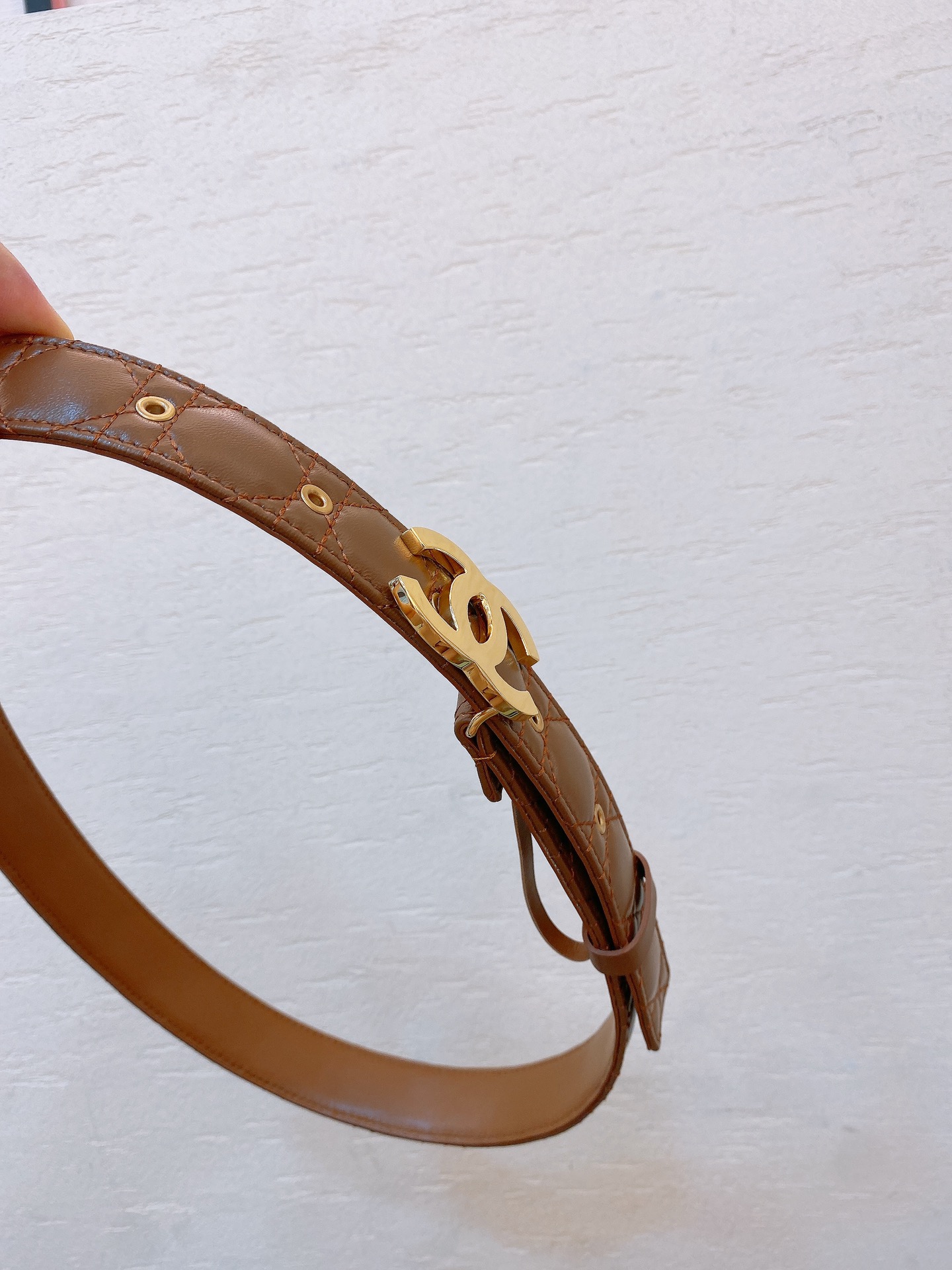 Bagsaaa Ch**el Brown Belt 3cm