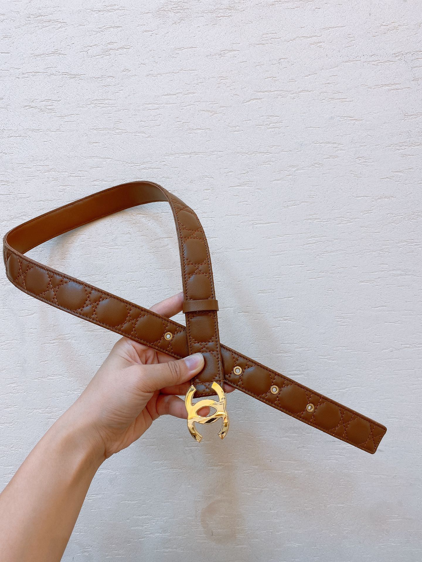 Bagsaaa Ch**el Brown Belt 3cm