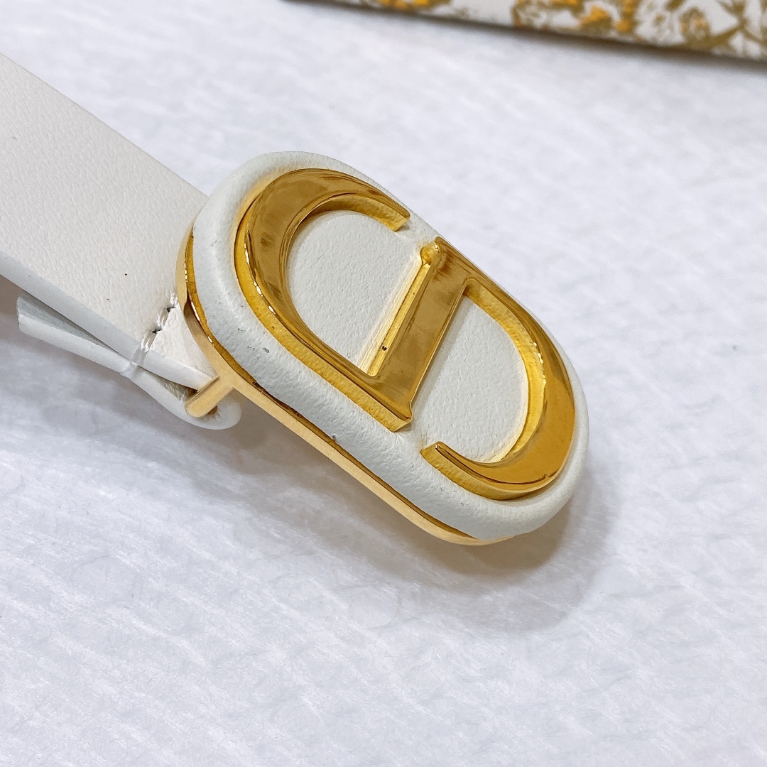 Bagsaaa D10r Montaigne CD White Belt 2cm