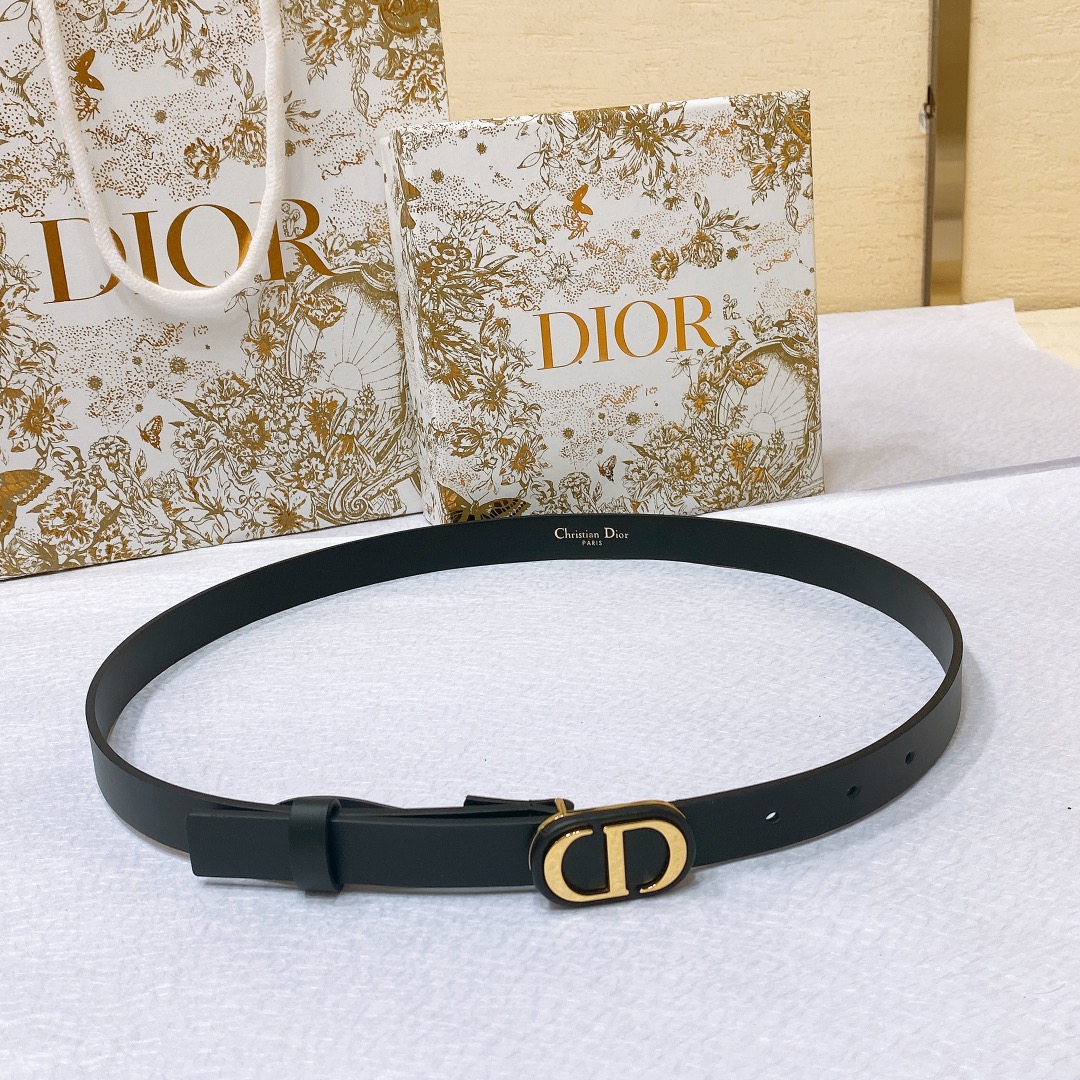Bagsaaa D10r Montaigne CD Black Belt 2cm