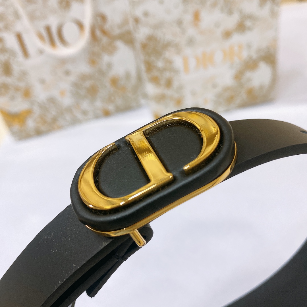 Bagsaaa D10r Montaigne CD Black Belt 2cm