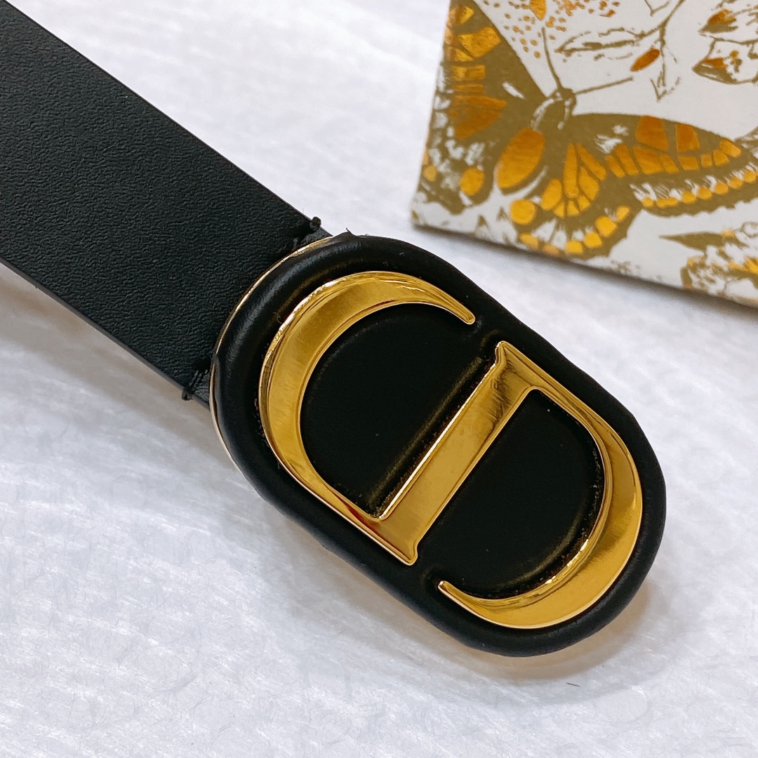 Bagsaaa D10r Montaigne CD Black Belt 2cm