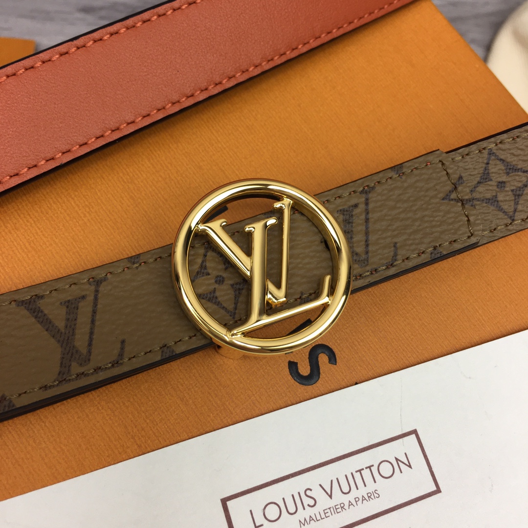Bagsaaa L0vis Vvtt0n LV Circle 35mm Reversible Brown