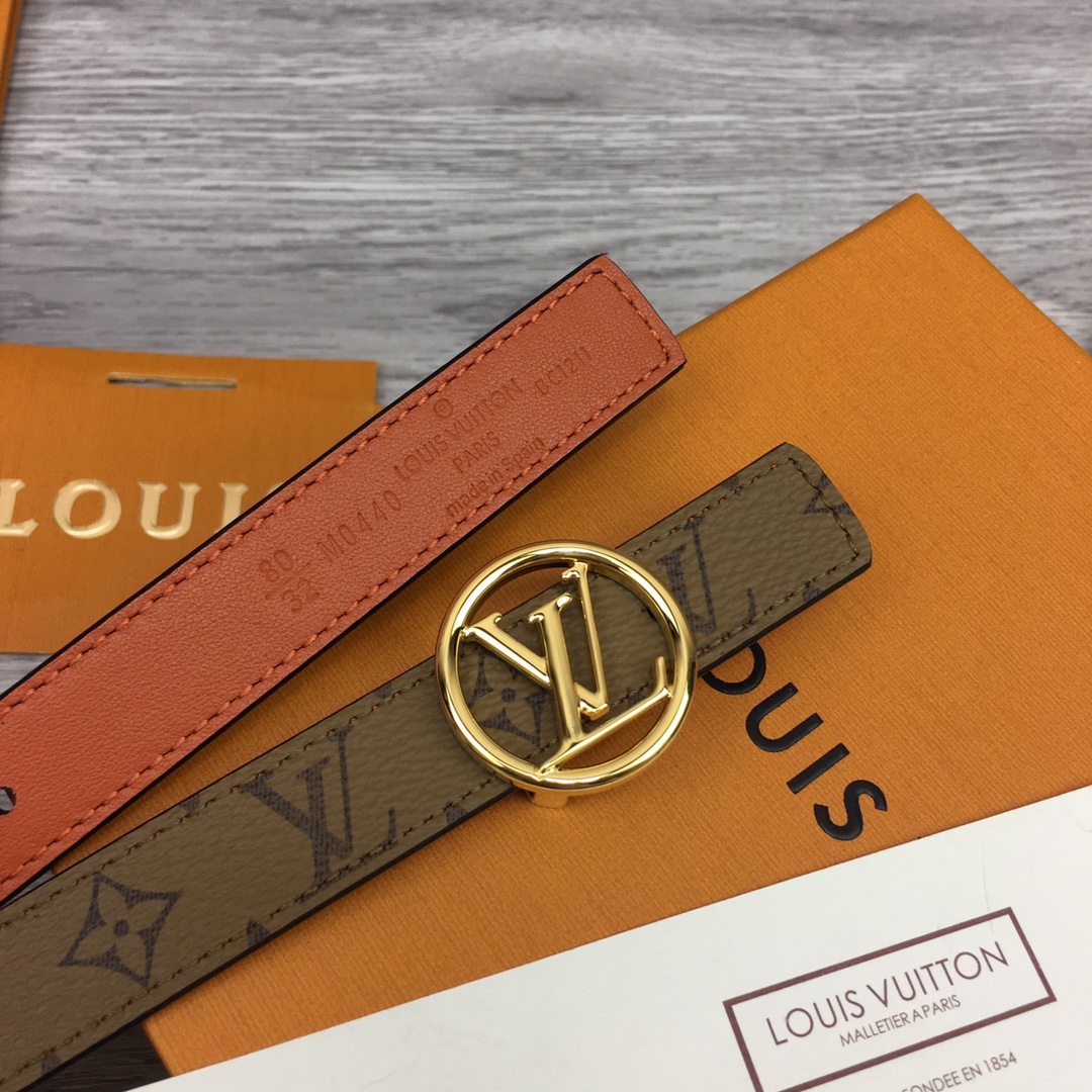 Bagsaaa L0vis Vvtt0n LV Circle 35mm Reversible Brown