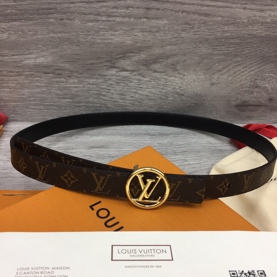 Bagsaaa L0vis Vvtt0n LV Circle 35mm Reversible Black