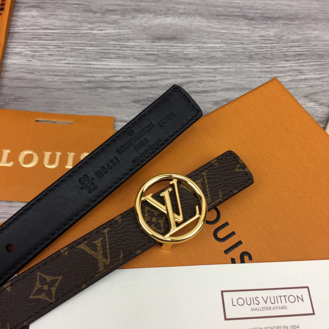 Bagsaaa L0vis Vvtt0n LV Circle 35mm Reversible Black