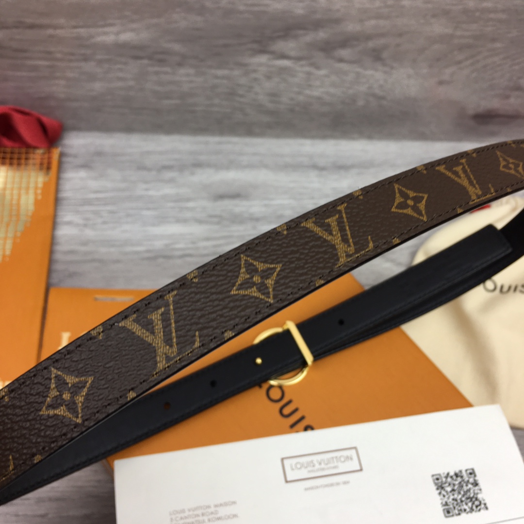 Bagsaaa L0vis Vvtt0n LV Circle 35mm Reversible Black