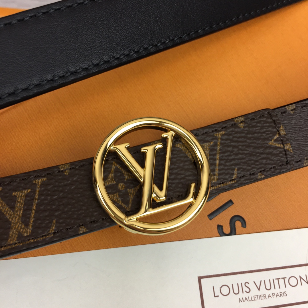 Bagsaaa L0vis Vvtt0n LV Circle 35mm Reversible Black