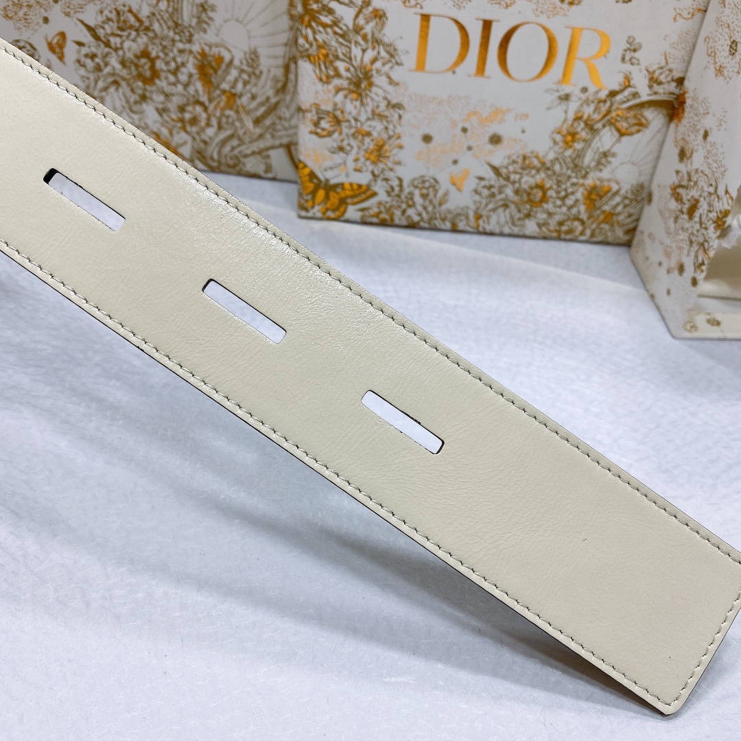 Bagsaaa D10r CD Montaigne White Belt 4.5cm