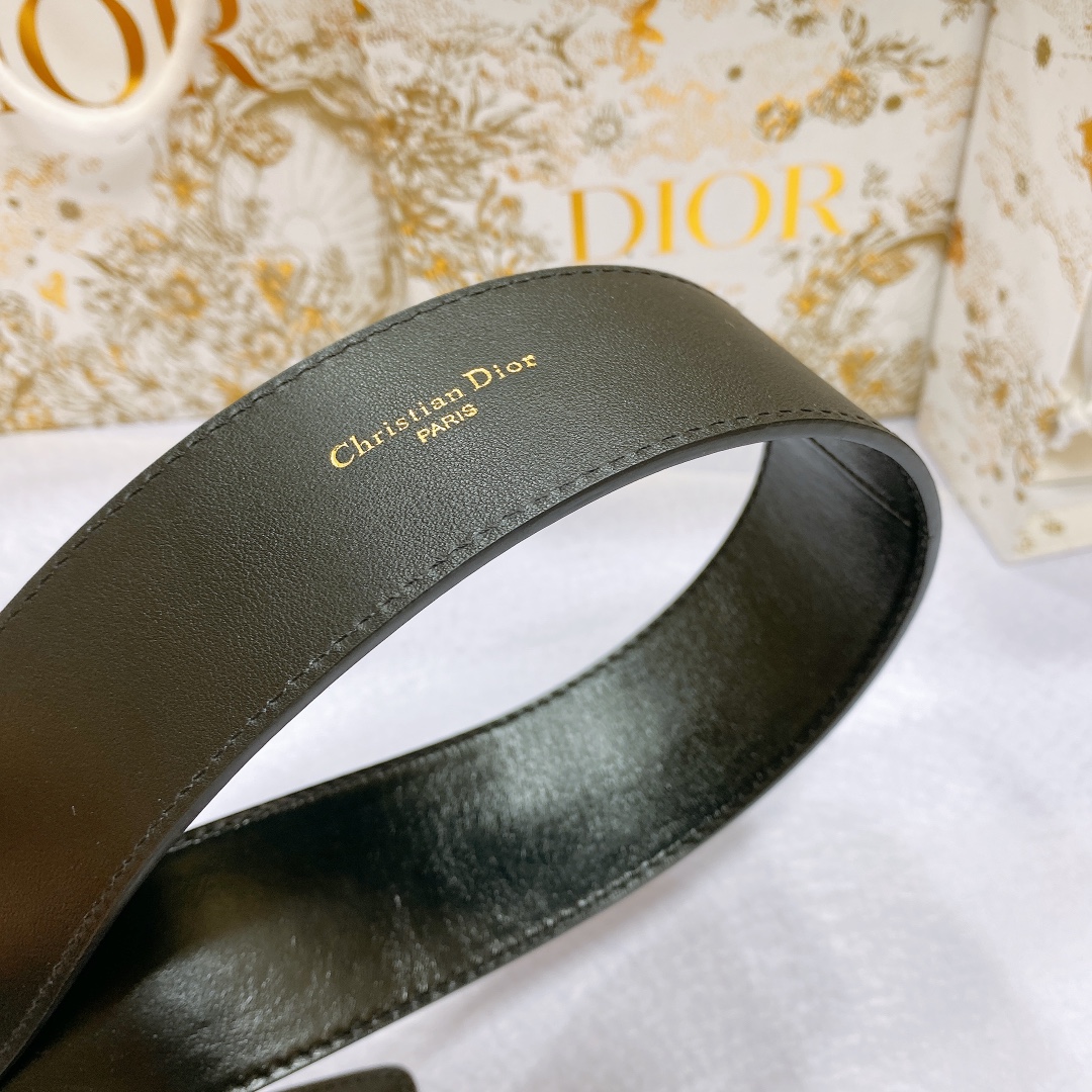 Bagsaaa D10r CD Montaigne Black Belt 4.5cm
