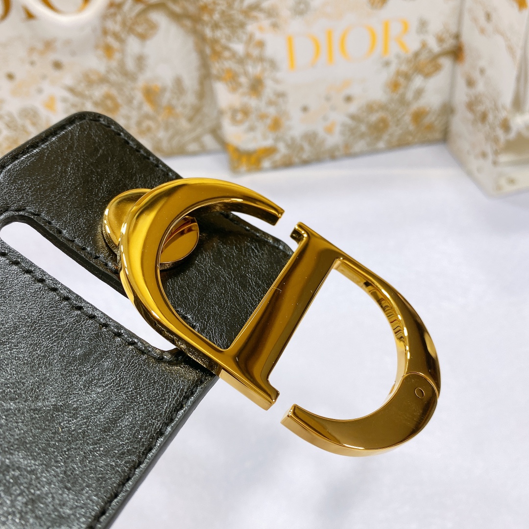 Bagsaaa D10r CD Montaigne Black Belt 4.5cm