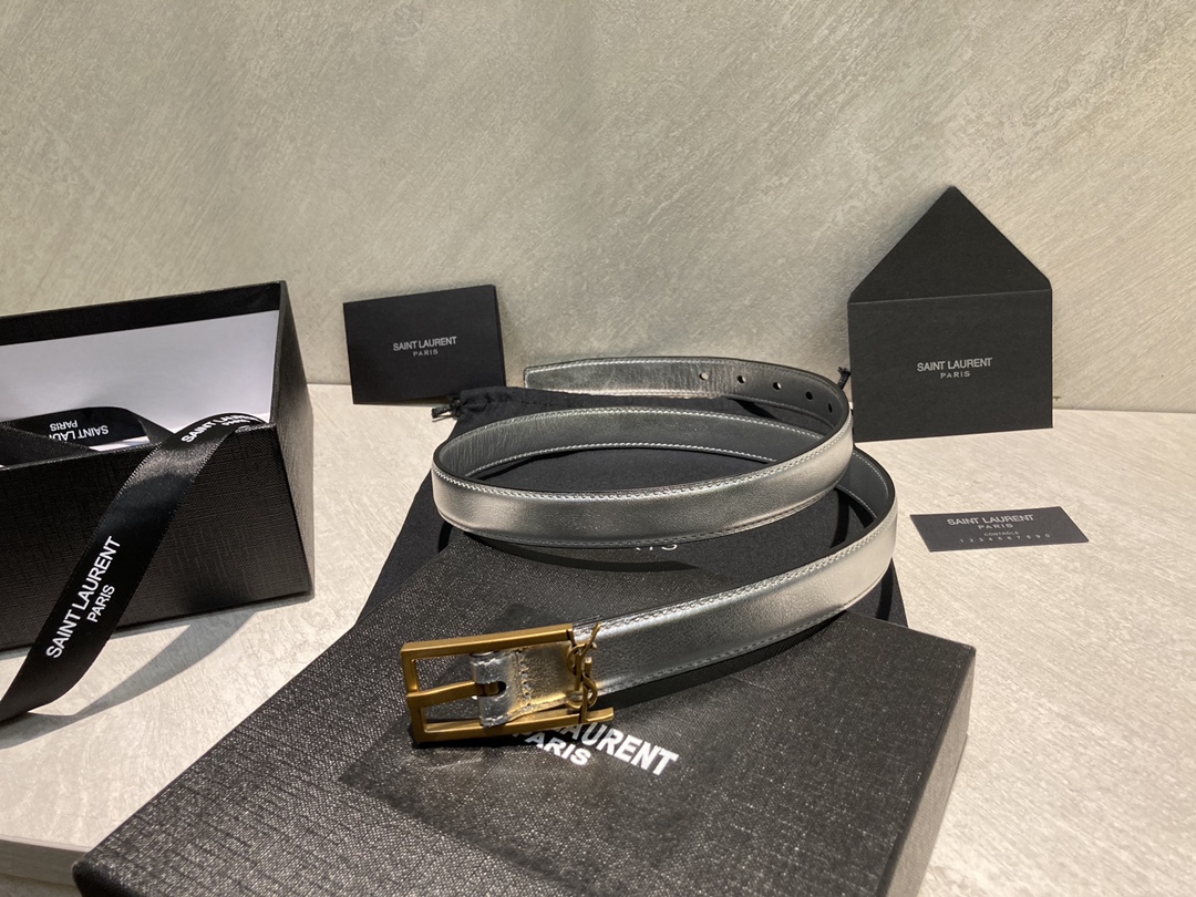 Bagsaaa Y51 Cassandra Belt Silver 2cm