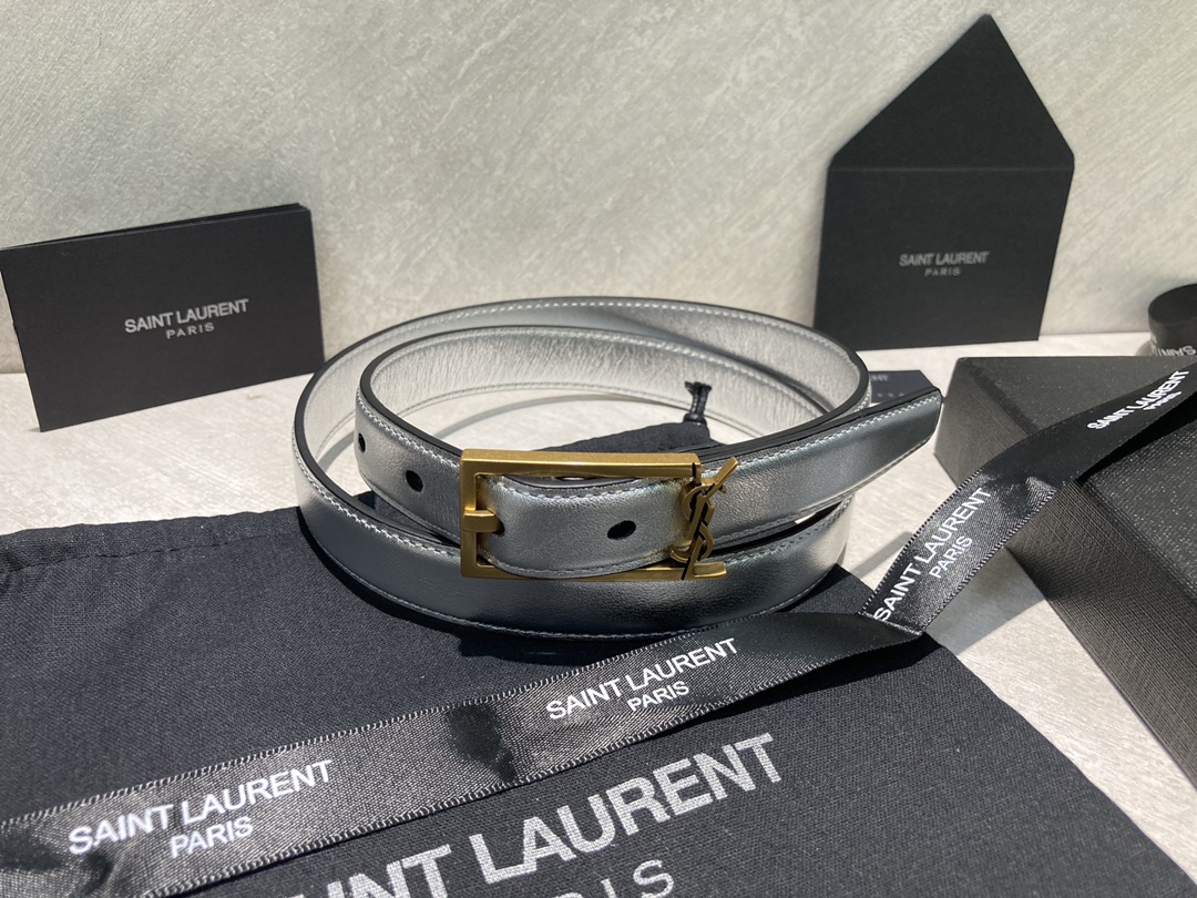 Bagsaaa Y51 Cassandra Belt Silver 2cm