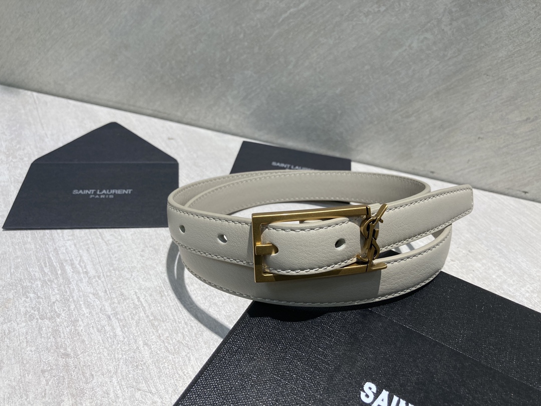Bagsaaa Y51 Cassandra Belt White 2cm
