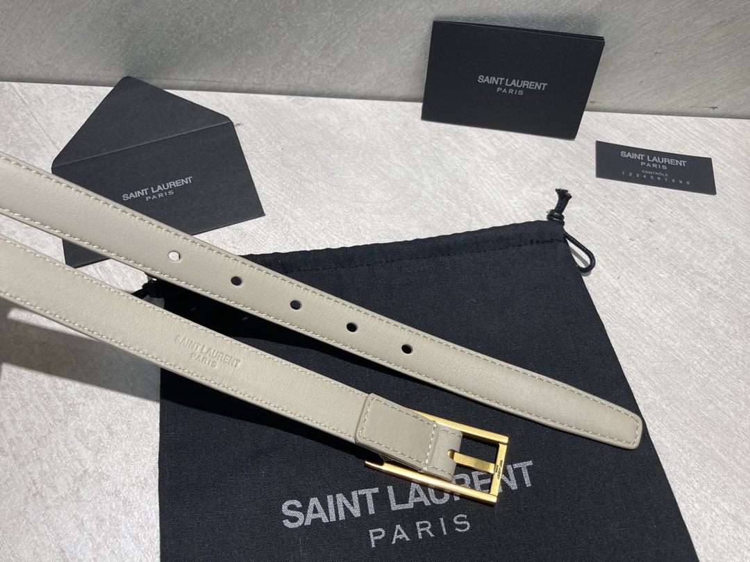 Bagsaaa Y51 Cassandra Belt White 2cm