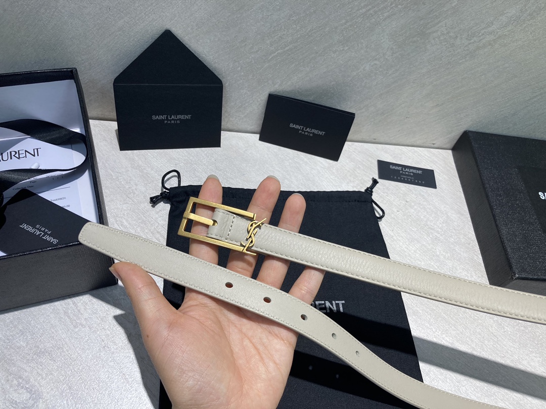Bagsaaa Y51 Cassandra Belt White 2cm
