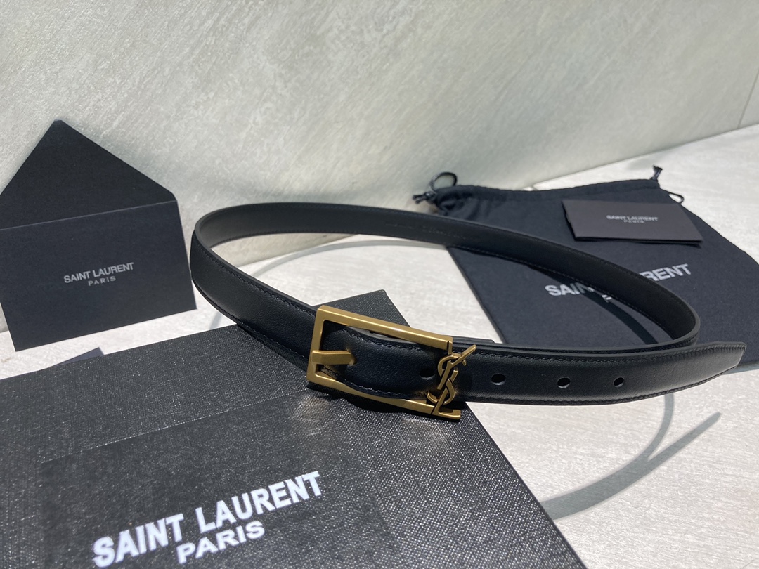Bagsaaa Y51 Cassandra Belt Black 2cm
