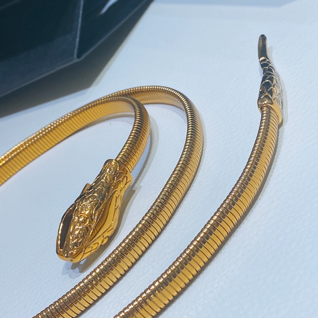Bagsaaa Y51 Snake Chain Belt