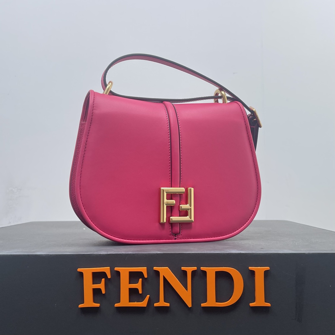 Bagsaaa F**di Cmon Pink leather bag - 25x20x7cm