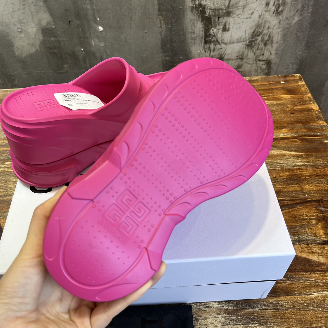 Bagsaaa Givenchy Pink Marshmallow Heeled Sandals