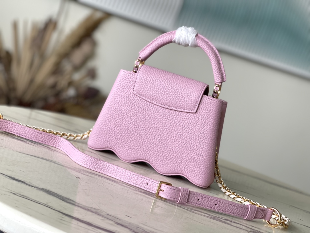 Bagsaaa L0vis Vvtt0n Capucines Mini Light Pink Pink - M22122 - 22cm