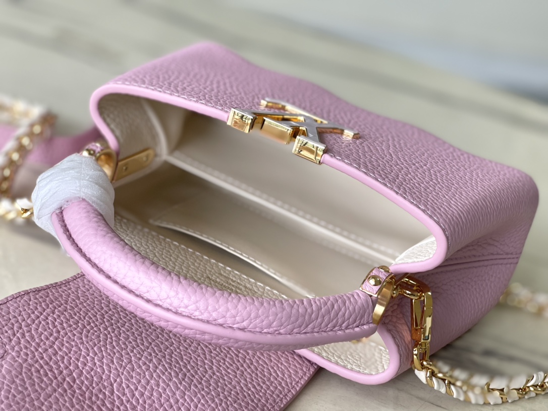 Bagsaaa L0vis Vvtt0n Capucines Mini Light Pink Pink - M22122 - 22cm